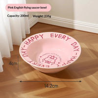 HKM-6599101 Ceramic Elevated Cat Bowl with Cervical Spine Protection for Comfortable Feeding
