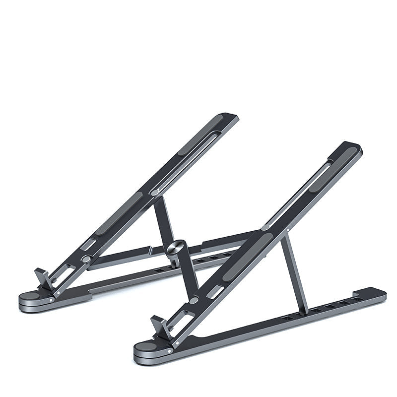 HKM-659987 Adjustable Portable Aluminum Alloy Laptop Stand – Lightweight & Foldable for 11-17.3 Inch Devices
