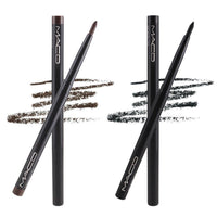 HKM-659987 Auto-Rotating Eyebrow Pencil and Eyeliner Pen - One-Stroke Application, Black & Coffee Colors, Pack of 12