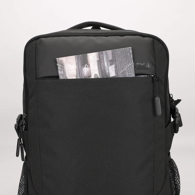 HKM-659987 Large Capacity Waterproof Laptop Backpack with USB Charging Port for 17-Inch Computers