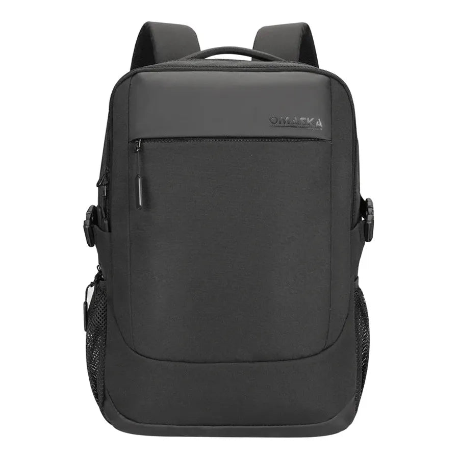 HKM-659987 Large Capacity Waterproof Laptop Backpack with USB Charging Port for 17-Inch Computers