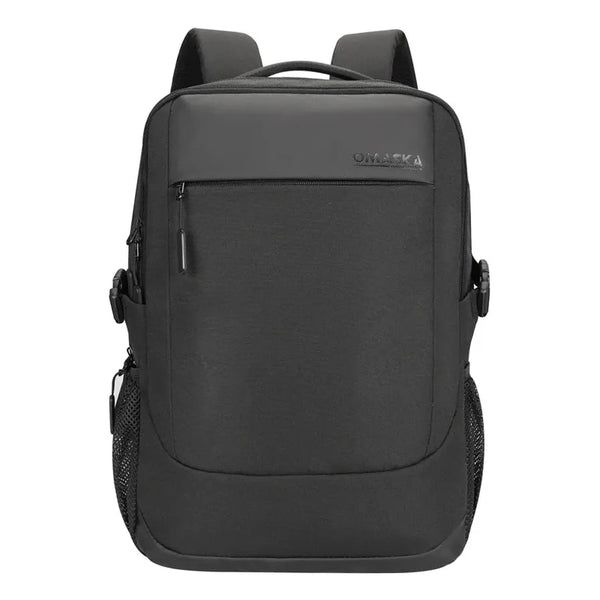 HKM-659987 Large Capacity Waterproof Laptop Backpack with USB Charging Port for 17-Inch Computers