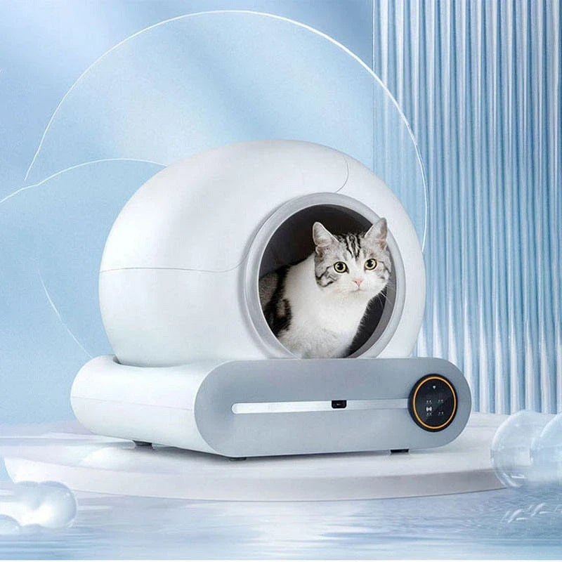 HKM-660051 Large Self-Cleaning Cat Litter Box with Intelligent Control and Easy Clean Features