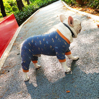 HKM-6601277 Casual Cotton Clothes for Small Dogs - Four-Legged Style, Various Sizes Available