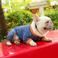 HKM-6601277 Casual Cotton Clothes for Small Dogs - Four-Legged Style, Various Sizes Available