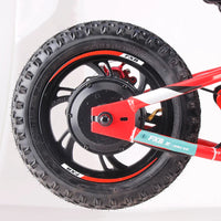 HKM-660179 12 inch Electric Dirt Bike with 250W Motor and Aluminum Alloy Frame for Kids