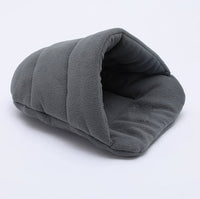 HKM-6602941 Cute Cat Sleeping Bag for Small Pets - Teddy, Guinea Pig, and Hamster - Four Seasons Nest in Various Colors
