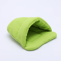 HKM-6602941 Cute Cat Sleeping Bag for Small Pets - Teddy, Guinea Pig, and Hamster - Four Seasons Nest in Various Colors
