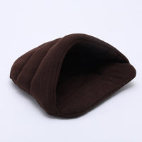 HKM-6602941 Cute Cat Sleeping Bag for Small Pets - Teddy, Guinea Pig, and Hamster - Four Seasons Nest in Various Colors