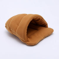 HKM-6602941 Cute Cat Sleeping Bag for Small Pets - Teddy, Guinea Pig, and Hamster - Four Seasons Nest in Various Colors