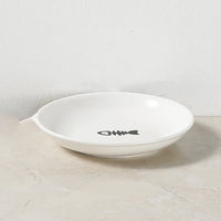 HKM-6603069 Ceramic Cat and Dog High Bowl with Bamboo Frame - Shallow Mouth Design for Comfort