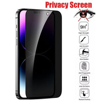 HKM-660307 Anti-Peeping Tempered Glass Film for iPhone Models