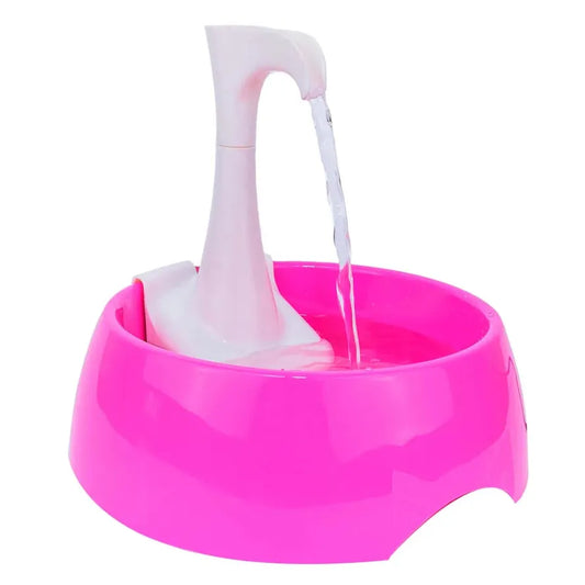 HKM-660371 Portable Aqua Mini Pet Water Fountain 1.2L - Pink