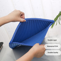 HKM-6604733 Double-Layer Rice Cat Litter Mat with Waterproof EVA Design for Easy Cleaning and Litter Trapping