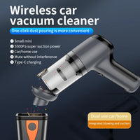 HKM-660499 Cordless Mini Handheld Vacuum Cleaner for Car and Home | Multifunctional Rechargeable Electric Cleaning Tool
