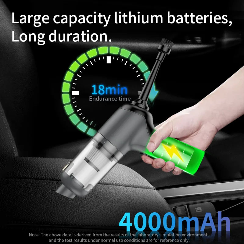 HKM-660499 Cordless Mini Handheld Vacuum Cleaner for Car and Home | Multifunctional Rechargeable Electric Cleaning Tool