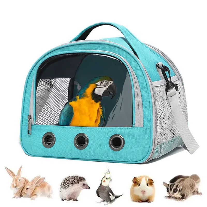 HKM-6605117 Portable Foldable Birdcage Bag for Small Pets - Parrots, Hamsters, and Pigeons - Available in Two Sizes