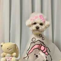 HKM-6606141 Tear Stain Removal Bath Cover for Dogs and Cats - Durable Tarpaulin Design