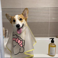 HKM-6606141 Tear Stain Removal Bath Cover for Dogs and Cats - Durable Tarpaulin Design