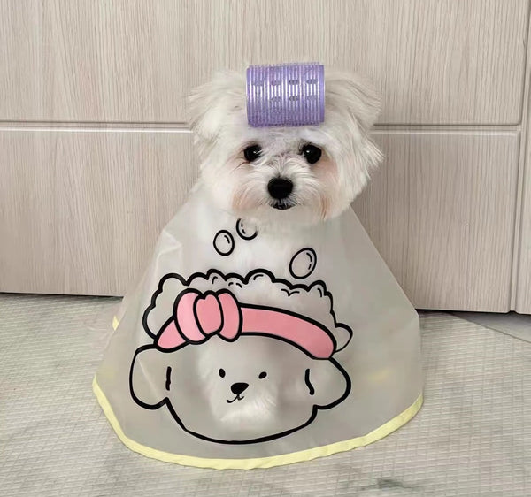 HKM-6606141 Tear Stain Removal Bath Cover for Dogs and Cats - Durable Tarpaulin Design