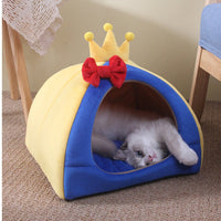 HKM-6606909 Cozy Four Seasons Semi-Enclosed Pet Nest for Cats ¨C Available in 3 Sizes