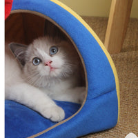 HKM-6606909 Cozy Four Seasons Semi-Enclosed Pet Nest for Cats ¨C Available in 3 Sizes