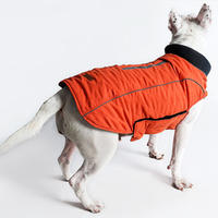 HKM-6607037 Pet Thermal Jacket Vest - Water-Resistant, Reflective, Warmth-Enhancing Design with Neck Collar