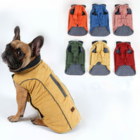 HKM-6607037 Pet Thermal Jacket Vest - Water-Resistant, Reflective, Warmth-Enhancing Design with Neck Collar