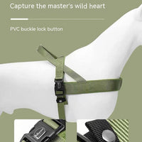HKM-6607933 Dog Vest Harness with Explosive-Resistant Rope, Available in Army Green, Light Blue, and Light Purple