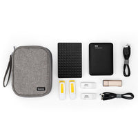 HKM-660819 2.5-Inch Oxford Cloth Protective Cover for Portable Hard Drive Storage