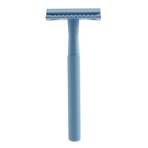 HKM-660819 Manual Double-Sided Razor with 5 Blades in Various Colors: White, Blue, Green, Purple