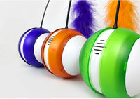 HKM-6609469 Luminous Tumbler Voice Indoor Cat Toy with Badminton Features and Two Modes