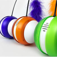 HKM-6609469 Luminous Tumbler Voice Indoor Cat Toy with Badminton Features and Two Modes