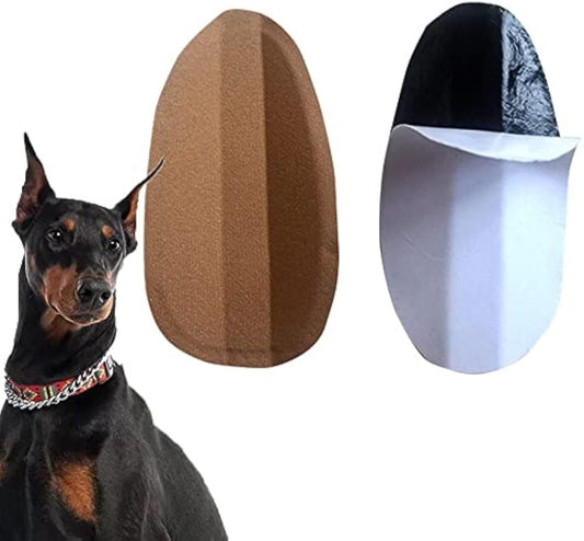 HKM-660947 Dog Ear Support Tool for Vertical Correction - Comfortable Adhesive Patch for Doberman, Sheltie, and Corgi Puppies