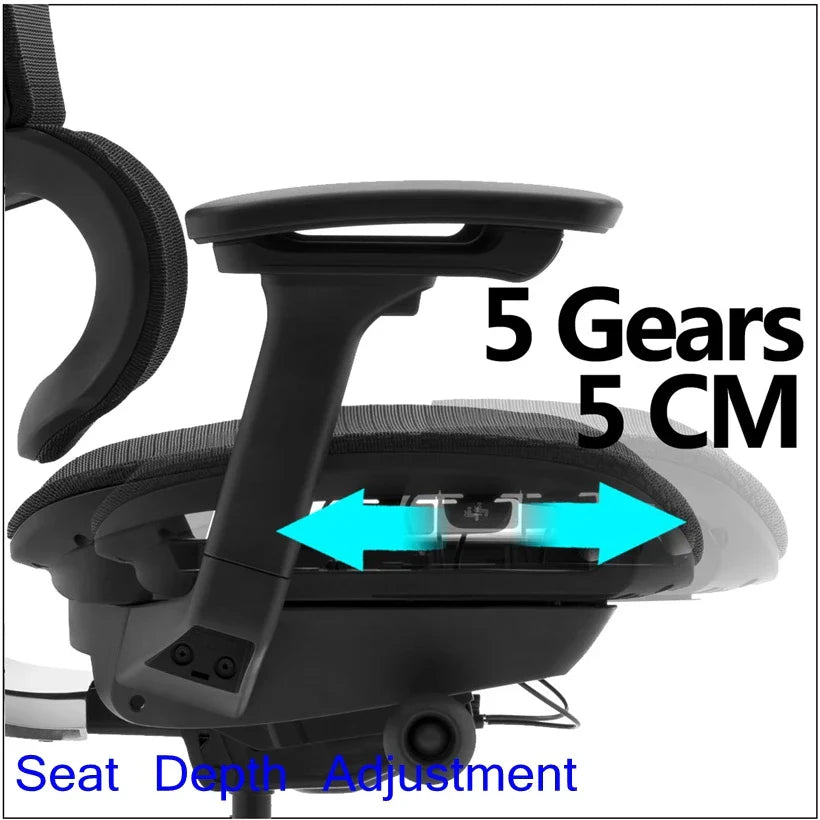 HKM-661011 Smart Ergonomic Office Chair with Adjustable Features for Maximum Comfort