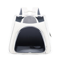 HKM-6610877 Portable Foldable Pet Carrier Bag - Medium Capacity, Soft PU PVC, Available in Blue, Pink, Green, Gray, White