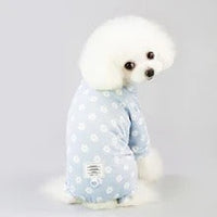 HKM-6611005 Cotton Four-Legged Dog Clothing - Sizes S to XXL with Adjustable Fit
