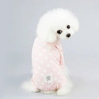 HKM-6611005 Cotton Four-Legged Dog Clothing - Sizes S to XXL with Adjustable Fit