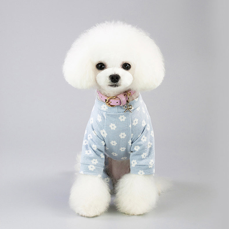 HKM-6611005 Cotton Four-Legged Dog Clothing - Sizes S to XXL with Adjustable Fit