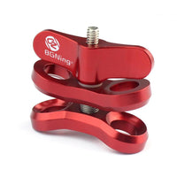HKM-661139 Diving Photography Butterfly Clip - Aluminum Alloy Metal Camera Light Ball Head Clip