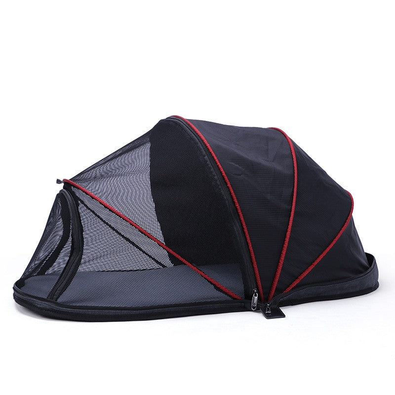 HKM-6613437 Portable Folding Pet Tent for Cats - Travel Camping Bed - Easy Set Up
