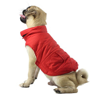 HKM-6614973 Winter Detachable Hooded Dog Clothes with Fur Collar in Various Colors