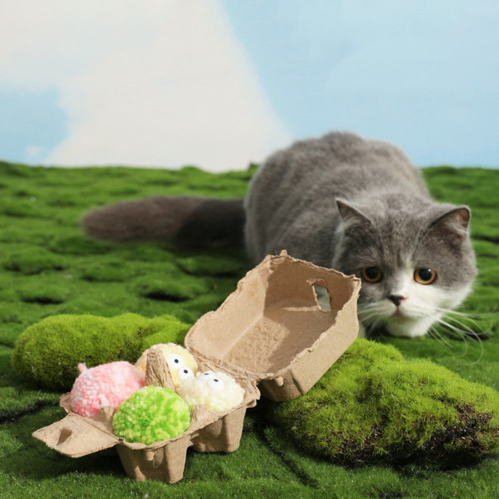 HKM-661523 Eco-friendly Carton Pack Dog Toy With Built-in Bell