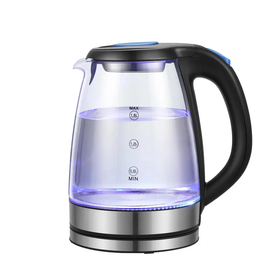 HKM-661523 High Borosilicate Glass Electric Kettle with Temperature Control and Fast Heating Function