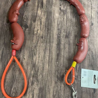 HKM-6615869 Brown Sausage Rope Toy for Dogs and Cats, 108cm Long, Durable Handheld Design