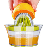 HKM-661651 Manual Hand Press Juicer for Fresh Citrus Extraction, Portable Orange Squeezer