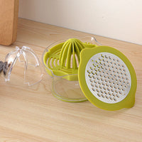 HKM-661651 Manual Hand Press Juicer for Fresh Citrus Extraction, Portable Orange Squeezer