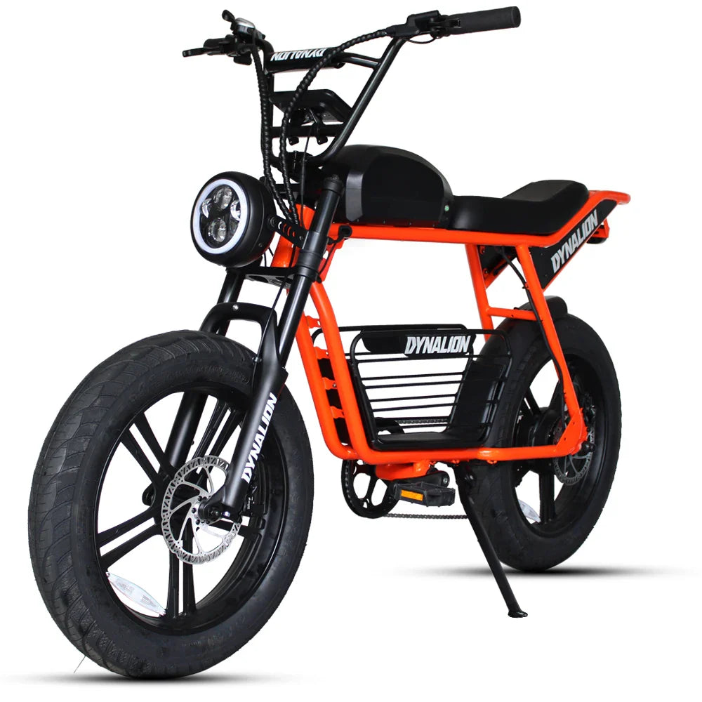 HKM-661843 Electric Fat Tire Mountain Bike with 1000W Brushless Motor and 7-Speed Gears