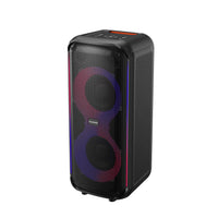 HKM-661907 Portable 60W Karaoke Speaker with LED Light, Super Bass, TWS, and 13000mAh Battery for Party Use