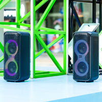 HKM-661907 Portable 60W Karaoke Speaker with LED Light, Super Bass, TWS, and 13000mAh Battery for Party Use